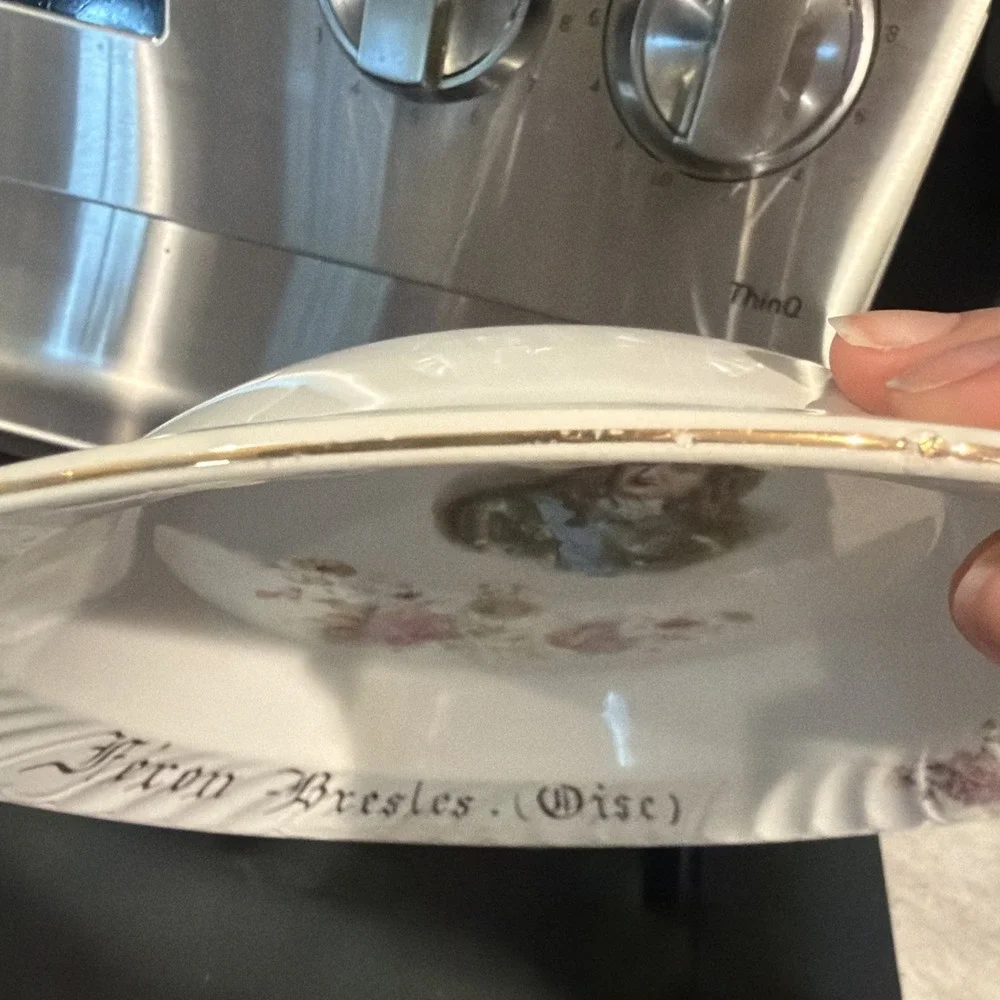 Saint Amand Hamage Nord‎ Ceramic Serving Bowl King Louis XVI Epicerie Parisienne
